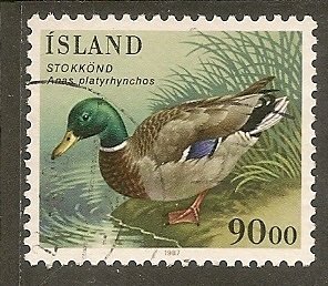 Iceland   Scott 645  Bird   Used