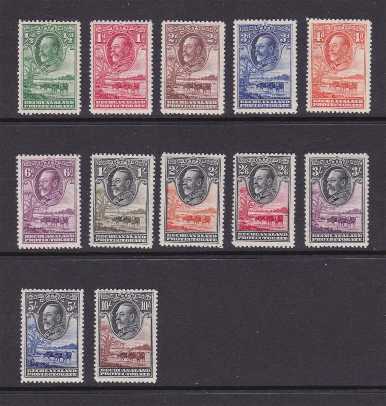 Bechuanaland 1932 KGV Sc 106-116 set MLH