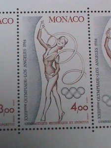 ​MONACO STAMP:1984 SC#1418 OLYMPICS GAME LOS ANGELES  MNH S/S SHEET