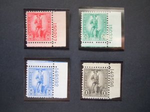 #WS7 WS8 WS9 WS10 War Savings Stamp Plate # Singles MNH OG VF #1c 