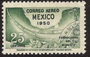 MEXICO 1960  Scott C201 mnh scv $0.50 less 50%=$0.25