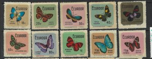 Ecuador Scott 797-803, C463-C464 MNH Complete Set