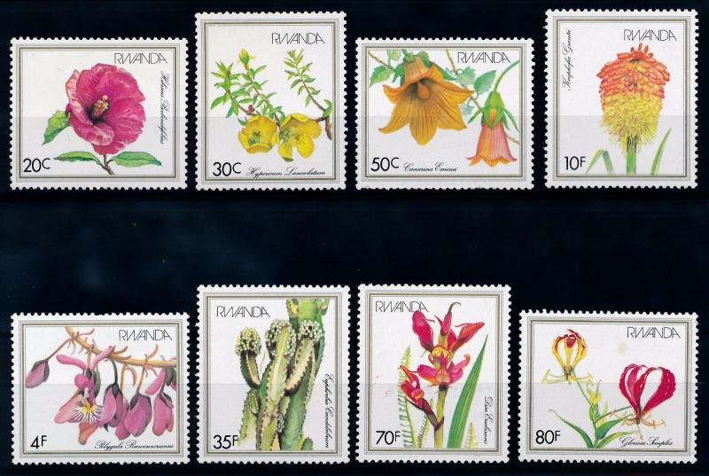 [64910] Rwanda 1982 Flora Flowers Blumen  MNH