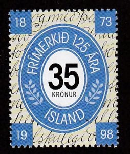 Iceland # 865,  !st Icelandic Stamp, Mint NH, 1/2 Cat