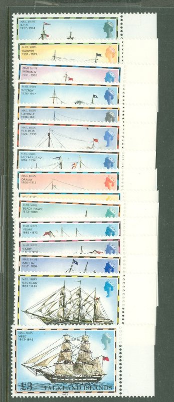 Falkland Islands #260-274  Single (Complete Set)