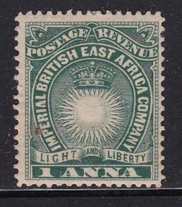 Album Treasures British East Africa Scott # 15 1a Sun and Crown Mint Hinged