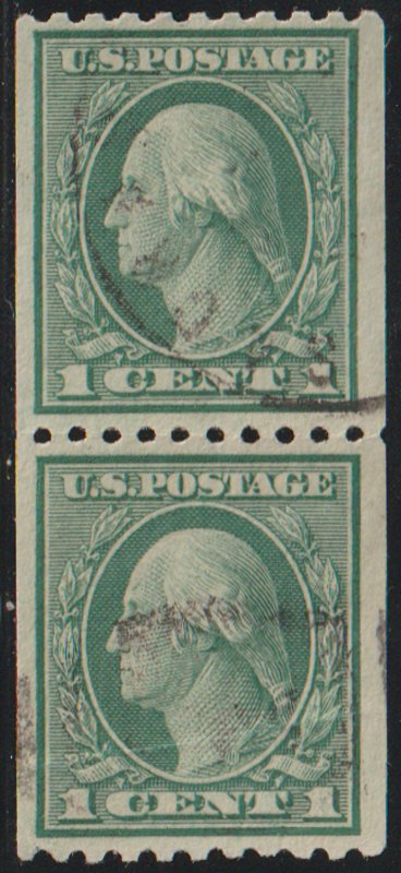 # 448 SCV $50.00 VF used Pair, crease, rare as a used pair, Select!