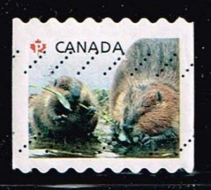 Canada 2014,Sc.#2711 used, North American Beaver (Castor canadensis)