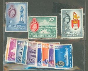 Singapore #28-42  Single (Complete Set)