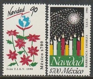 MEXICO 1674-1675, CHRISTMAS SEASON. MINT, NH. VF.