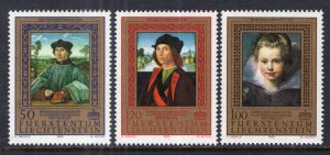 Liechtenstein 817-819 Paintings MNH VF