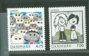 Denmark #1361-1362  Single (Complete Set) (Europa)