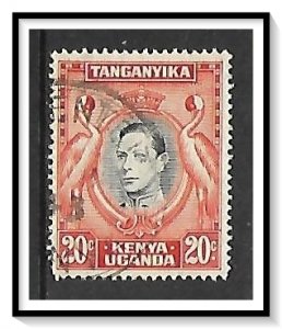 Kenya Uganda Tanganyika (KUT) #74d KG VI & Cranes Used