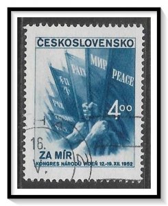 Czechoslovakia #566 Peace Flags Used