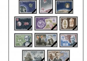 COLOR PRINTED MONACO 1885-2010 STAMP ALBUM PAGES (346 illustrated pages)