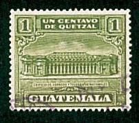 Guatemala - #RA2 Telegraph Building - Used