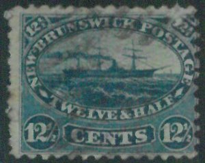 88358 - CANADA: Newbruinswick - STAMP: Stanley Gibbons #  18 - FINE USED - Boats