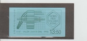 Sweden  Scott#  1482a  MNH  Booklet  (1982 Nobel Prize Winners)