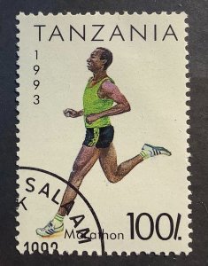 Tanzania 1993 Scott 1021 CTO - 100sh, Sport, Marathon