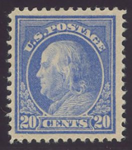 US Scott #419 Mint, FVF, Hinged