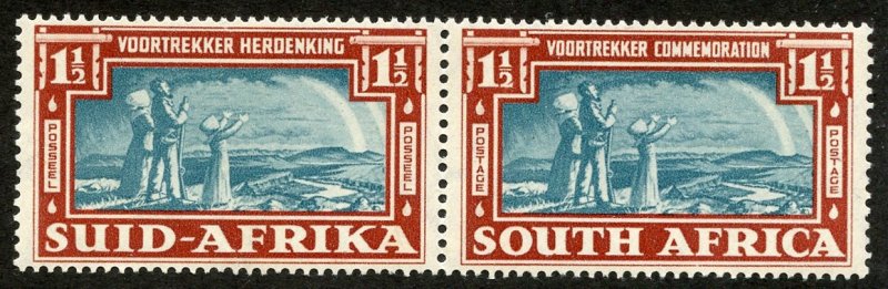 South Africa, Scott #80, Unused, Hinged pair