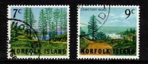 Norfolk Island -  #88 - 89 Headstone Bridge and Road set/2 - Used