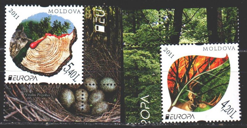 Moldova. 2011. 749-50. Forest protection, europe-sept. MNH.