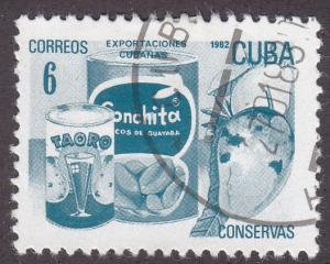 Cuba 2486 Exports: Canned Fruits 1982