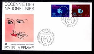 UN Geneva 90=-91 Women's Decade Geneva U/A FDC