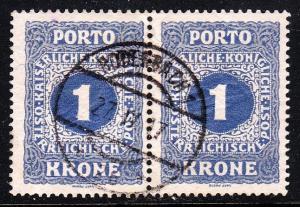 Austria J84 pair  - used - CDS