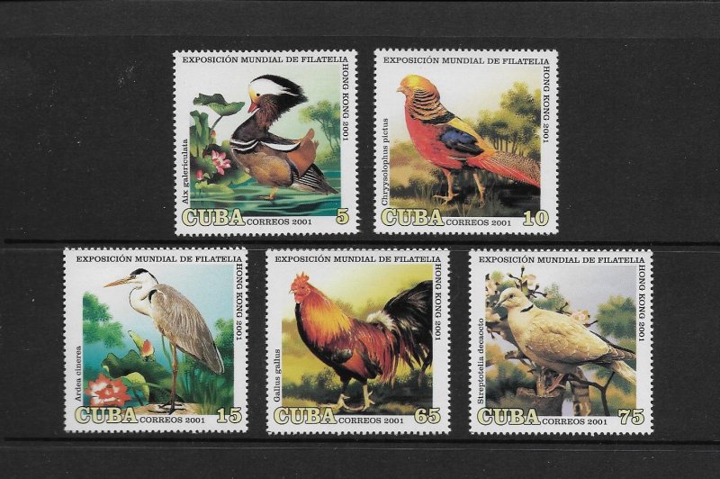 BIRDS - CUBA  #4123-27  MNH