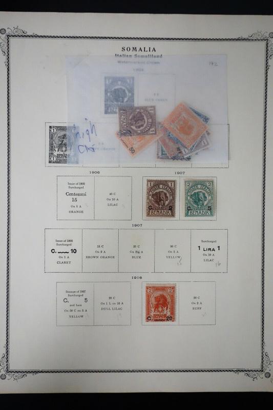 Somalia 1903 to 1970s Stamp Collection