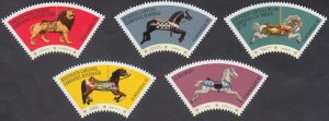 Canada  - #3343a-e Vintage Carousels Set Of Five (Ex. Souvenir Sheet)- 2022- MNH