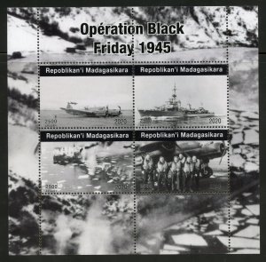 Madagascar 2020: Operation Black Friday 1945  sheet mint never hinged