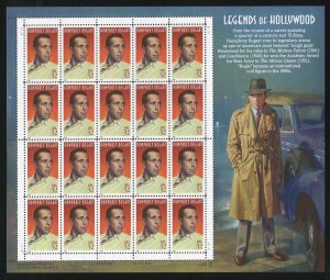 USA #3152 Humphrey Bogart Legends of Hollywood 32¢ Sheet of 20 Stamps MNH