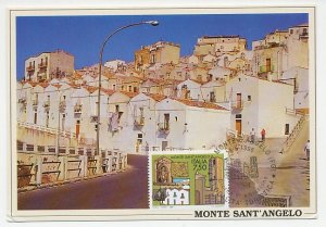 Maximum card Italy 1996 Shrine of St Michael - Monte Sant Angelo