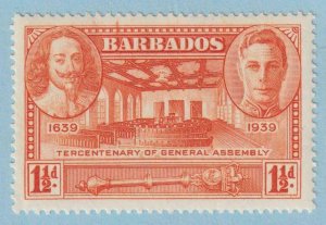 BARBADOS 204  MINT NEVER HINGED OG ** NO FAULTS EXTRA FINE! - ZZU