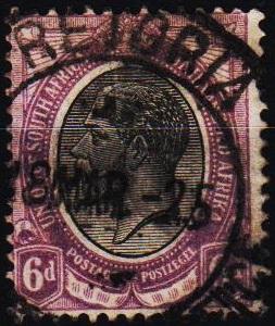 South Africa. 1913 6d S.G.11 Fine Used