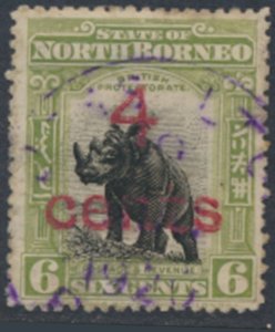 North Borneo  SG 187   SC#  161    Used see details & scans