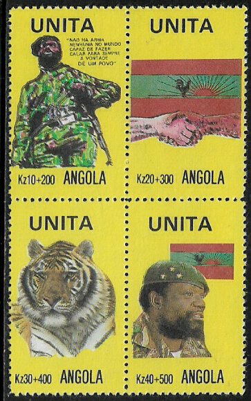 Angola UNITA MNH Block - UNITA Rebel Group