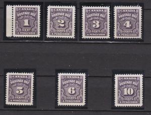 Canada J15-29 MNH 1935-65 Postage Dues