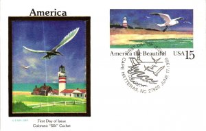 UX132 America The Beautiful Cape Hatteras – Colorano Silk Cachet