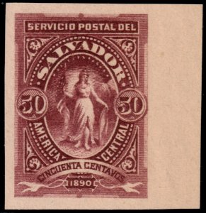 ✔️ EL SALVADOR 1890 - VICTORY IMPERFORATED - Sc. 45 Mi. 34 MNGAI [011]