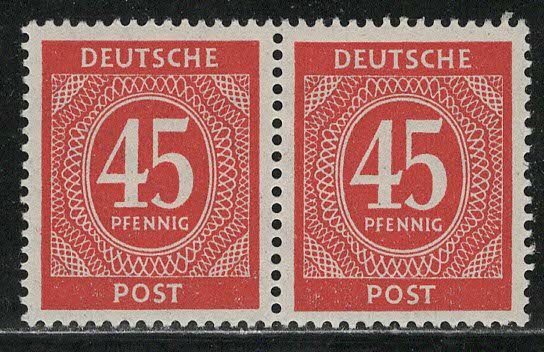 Germany AM Post Scott # 550, mint nh, pair