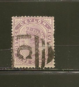 Ceylon SC#131 Queen Victoria Used