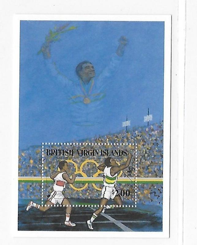 British Virgin islands 1988 Summer Olympics Seoul running S/S MNH C2