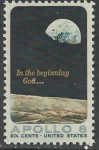 USA # 1371 Apollo 8 Space Mission  (1) Mint NH
