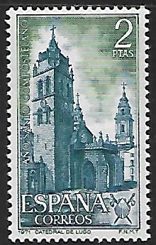 Spain # 1649 - Lugo Cathedral - MNH