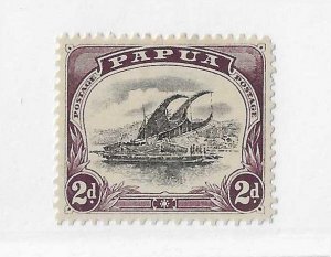 Papua  Sc #36b   2p  perf 14 OG VF