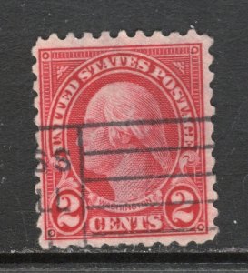 Scott #  583  USED      single
